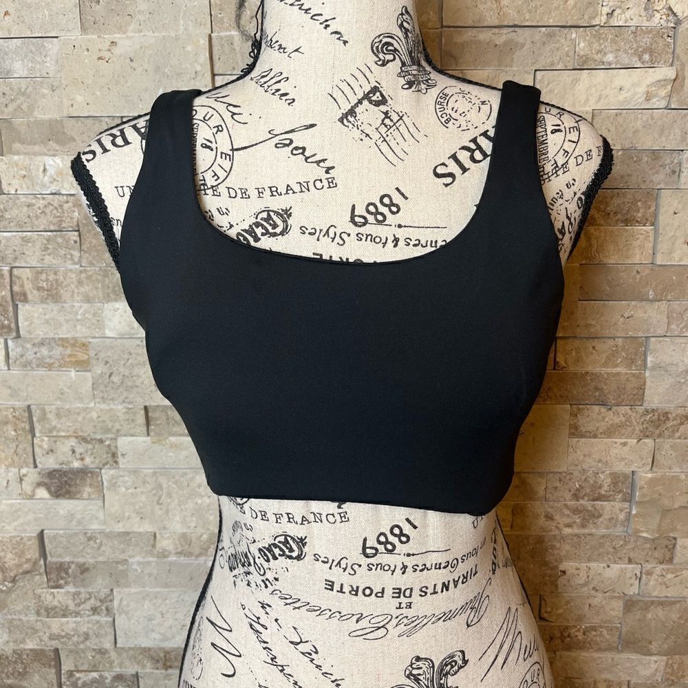 Madewell MWL Flex Square-Neck Sports Bra Size S